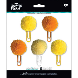 Illustrated Faith Basics Collection Pom Pom Clips Bananas for You Mix N274-FC01021735