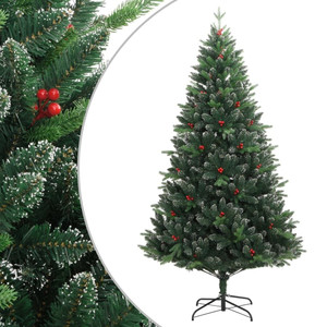  Artificial Hinged Christmas Tree Green PVC, PE, metal Medium A949-356732