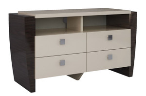 28" Refined Beige High Gloss Tv Entertainment Unit N270-329658