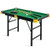 47 Inch Folding Billiard Table with Cues and Brush Chalk -Green - Color: Green D681-SP36565GN