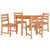 Garden Dining Set Teak Solid teak wood Medium A949-3157178
