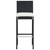 Garden Bar Set Black Solid Acacia wood Large Durable Bar Set A949-3067960
