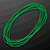 Smooth Round Opaque Bead Mardi Gras Necklace Green Pack of 12 A706-A410