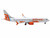 Boeing 737 MAX 8 Commercial Aircraft "Air India Express" (VT-BXA) White with Tail Graphics 1/400 Di F977-GJ2260