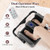 Foot and Calf Massager with Heat Shiatsu Deep Kneading Rolling Smart Electric Leg Massager-Black B593-JS10035US