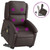 Stand up Massage Recliner Chair Dark Brown Real Leather A949-3205941