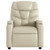 Massage Recliner Chair Cream Faux leather, Metal, Plywood Medium A949-3206053