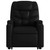 Stand up Massage Recliner Chair Black Faux Leather A949-3206058