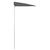 Garden Half Parasol with Pole 70.9"x35.4" Anthracite A949-315561