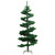Swirl Christmas Tree Green PVC, Steel 71 in Swirl Christmas Tree A949-344651