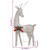 Christmas Reindeer Set of 6 Gold Fabric, Steel Medium A949-3154246
