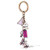 TK2717 - IP Coffee light Stainless Steel Key Ring with Epoxy  in Multi Color A874-TK2717