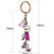 TK2717 - IP Coffee light Stainless Steel Key Ring with Epoxy  in Multi Color A874-TK2717