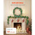 Christmas Garland, 9-Ft Artificial Christmas Garland with Light String, Faux Greenery Decoration wi E415-SDHDHHSYSG9FC6AVU001V9