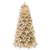 6/7 Feet Artificial Snow-flocked Christmas Tree Pre-lit Hinged Xmas Tree with 130 Twinkle Balls-7 F D681-CM25198US-7