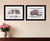 Set Of Two Farm Christmas Black Framed Print Wall Art N270-407078