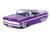 1959 Chevrolet Impala Lowrider Candy Purple with DUB Wire Wheels "Street Low" Series 1/24 Diecast M F977-34756