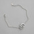 Party Double Loops Curb Chain 925 Sterling Silver Bracelet R866-HFH_572509984175