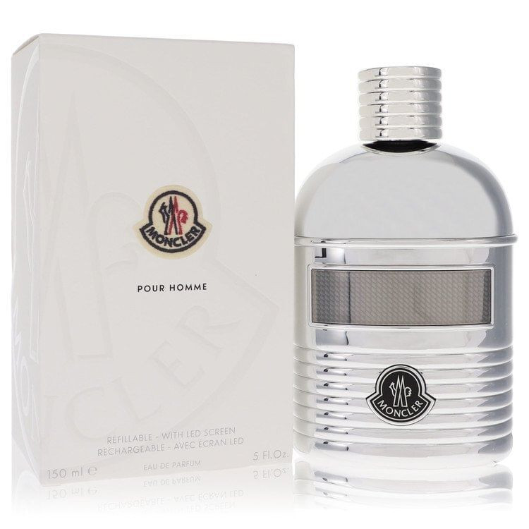 Moncler by Moncler Eau De Parfum Spray (Refillable + LED Screen) 5 oz (Men) V728-559572