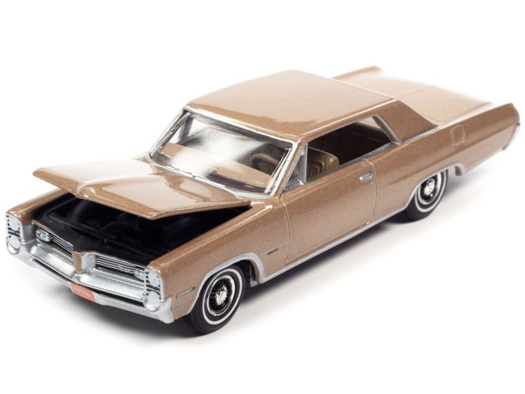 1964 Pontiac Grand Prix Royal Bobcat Saddle Bronze Metallic "Vintage Muscle" Limited Edition 1/64 D F977-64372-AWSP110B
