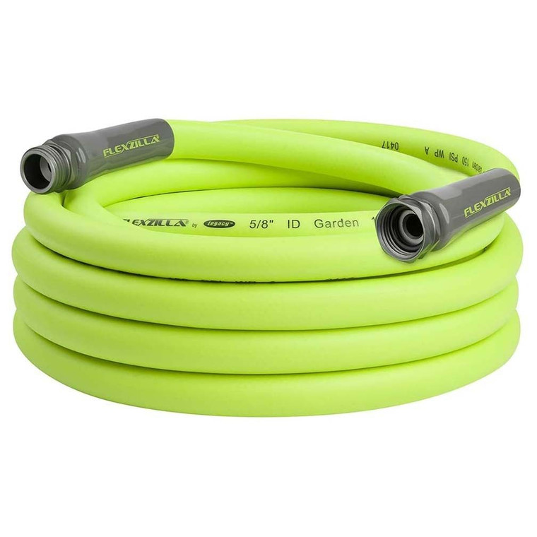 Flexzilla Garden Hose 5/8" x 25' 3/4" - 11 1/2 GHT Fittings ZillaGreen M119-HFZG525YW