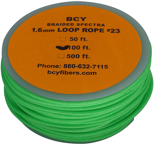 BCY 23 D-Loop Material Neon Green 100 ft. R557-79931