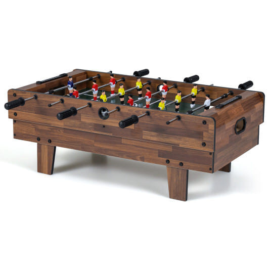 4 in 1 Combo Game Table Set with Billiards-Natural - Color: Natural D681-UY10059NA