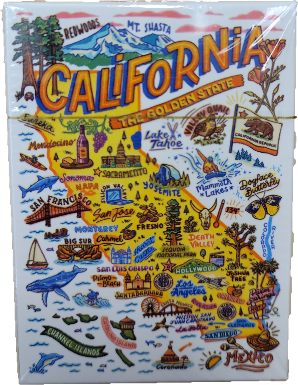 Riverside City Street Map California Souvenir Tote Bag