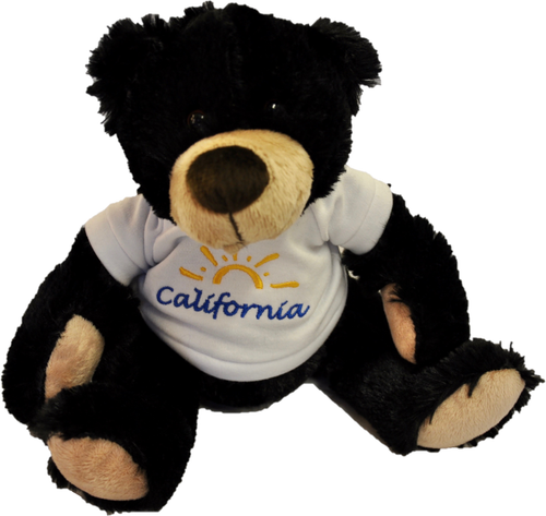California black bear plush