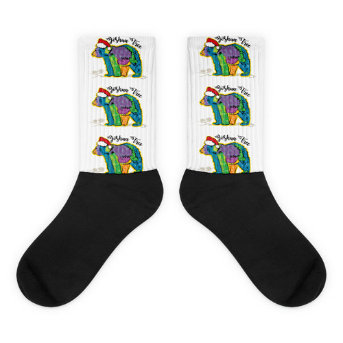 Christmas California Bear Socks