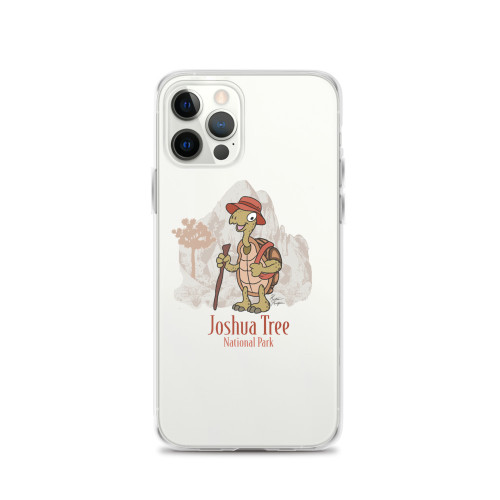 Tortoise of Joshua Tree National Park iPhone Case, clear