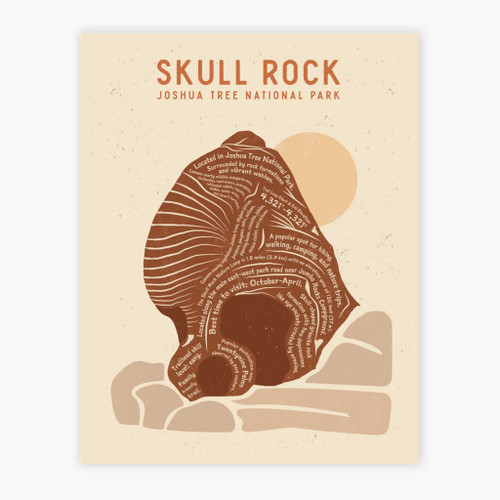 Skull Rock, Joshua Tree California, 11x14 Art Prints