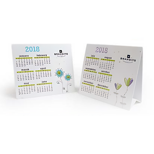 Seed Paper Tent Calendar 