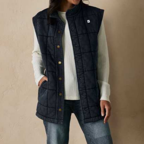 Jackie Premium Fleece Quilted Vest