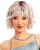 Trend by Tressallure trendy bob heat-resistant synthetic fiber wig shown in color 56/60/R8