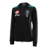 Port Adelaide Macron 2022 Female Hooded Sweatshirt - Black/Teal (NO REFUND OR EXCHANGE*)