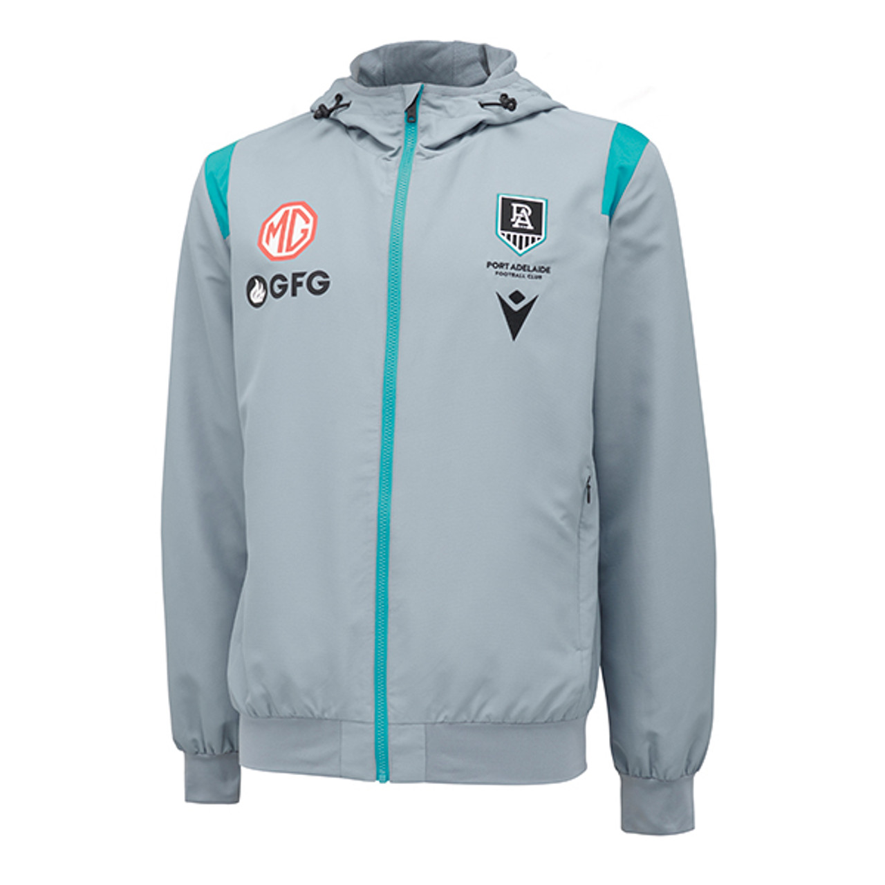 Port Adelaide Macron 2022 Full Zip Micro Hoodie