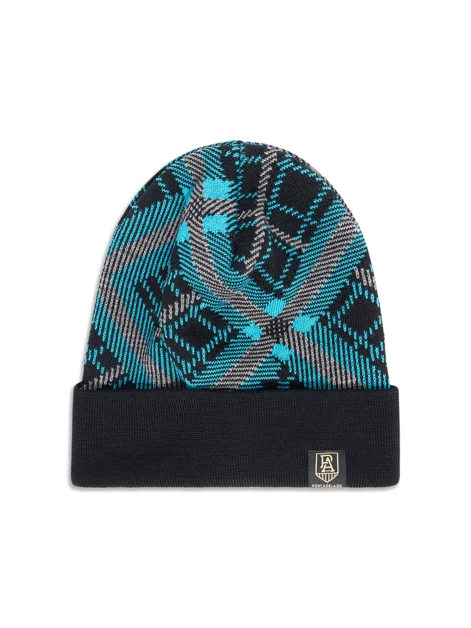 Port Adelaide Woolen ZigZag Beanie - Port Store  Official Online Store of  the Port Adelaide Football Club