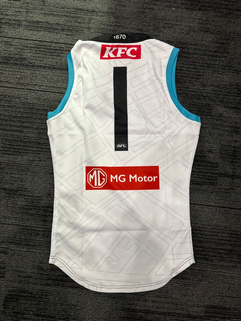 1 Connor Rozee 2024 Training Guernsey - White