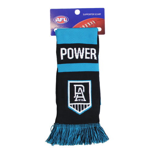 Port Adelaide Knitted Bar Scarf