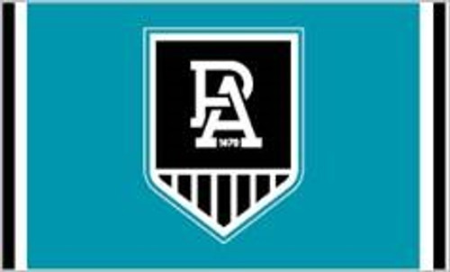 Port Adelaide Teal Medium Flag