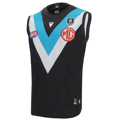 Port Adelaide Power AFL Silver Training Shirt 'Select Size' S-3XL BNWT6 