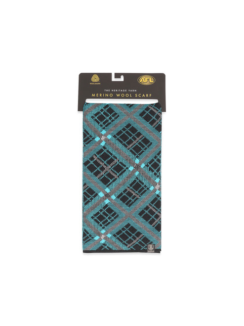 Port Adelaide Woolen ZigZag Scarf