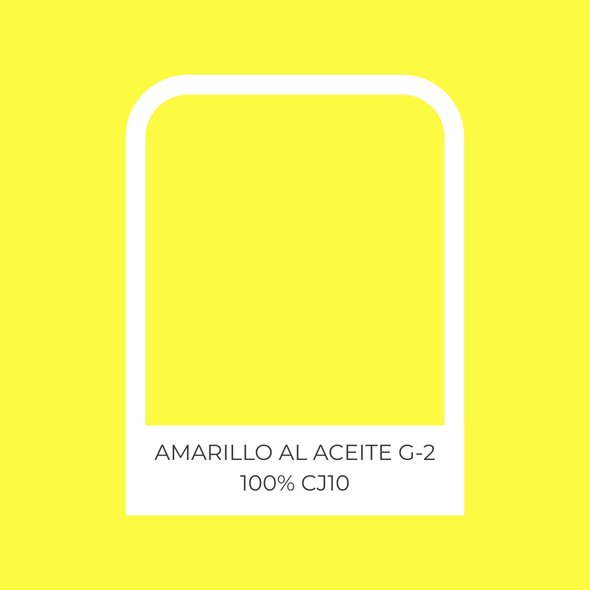 AMARILLO AL ACEITE G-2 100% CJ10
