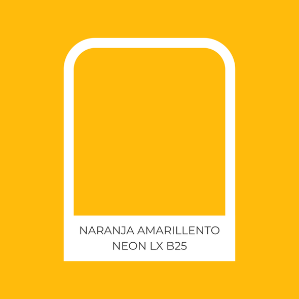 NARANJA AMARILLENTO NEON LX B25