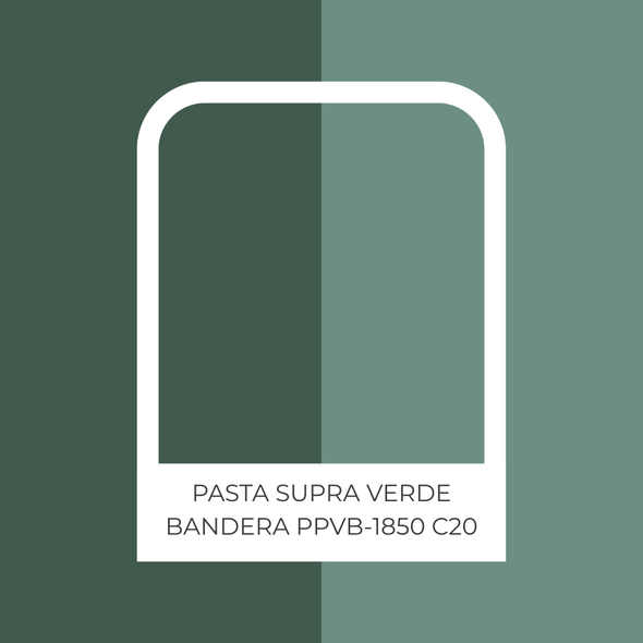 PASTA SUPRA VERDE BANDERA PPVB-1850 C20