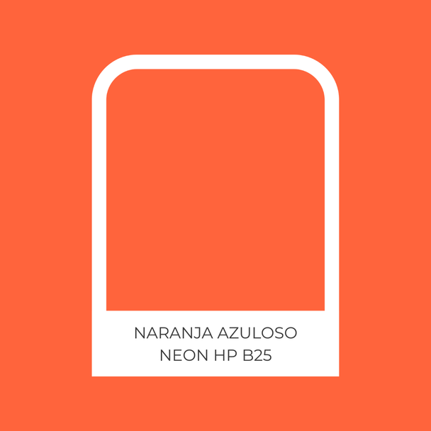 NARANJA AZULOSO NEON HP B25