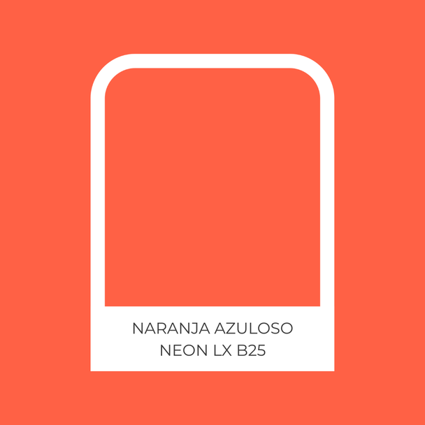 NARANJA AZULOSO NEON LX B25