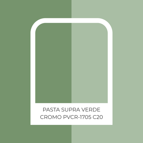 PASTA SUPRA VERDE CROMO PVCR-1705 C20