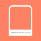NARANJA NEON LZQ B25